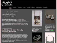 Tablet Screenshot of facerejewelryart.com